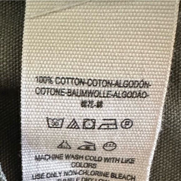 We The Free Green Utility Cargo Midi Casual Oversized Button Front Jacket Coat - Picture 10 of 10